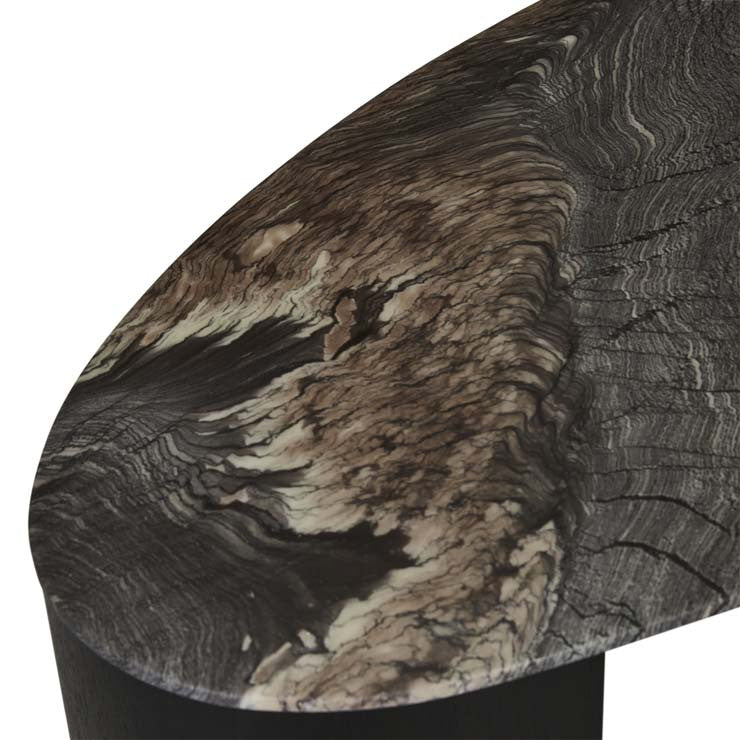 Oberon Curve Marble Coffee Table by GlobeWest from Make Your House A Home Premium Stockist. Furniture Store Bendigo. 20% off Globe West Sale. Australia Wide Delivery.