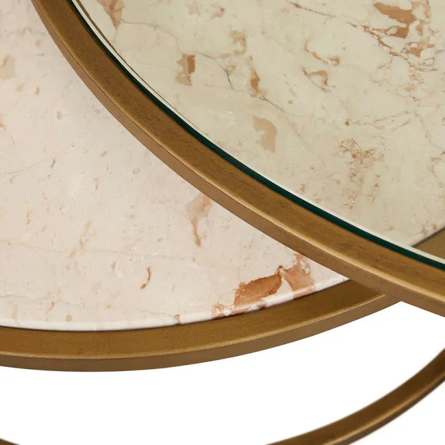 Verona Charm Nest of 2 Coffee Tables