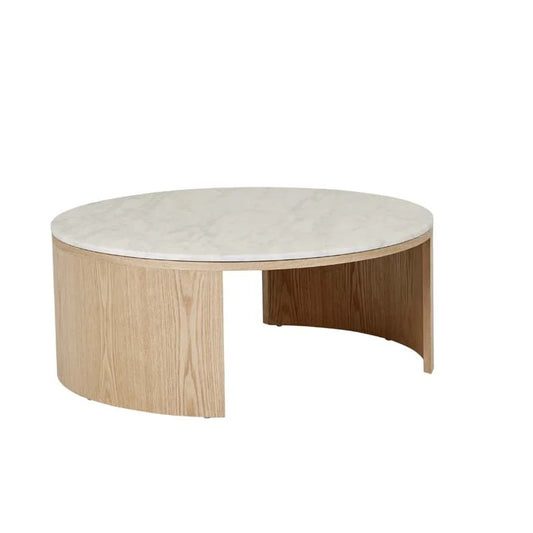 Oberon Crescent Marble Coffee Table by GlobeWest from Make Your House A Home Premium Stockist. Furniture Store Bendigo. 20% off Globe West Sale. Australia Wide Delivery.