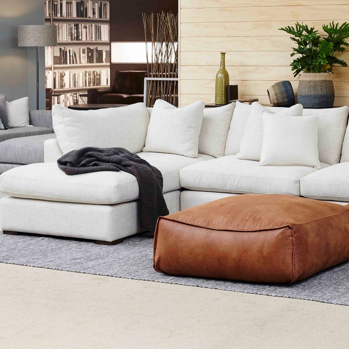 Shona Modular Sofa by Molmic available from Make Your House A Home, Furniture Store located in Bendigo, Victoria. Australian Made in Melbourne. Momic Feather Blend.