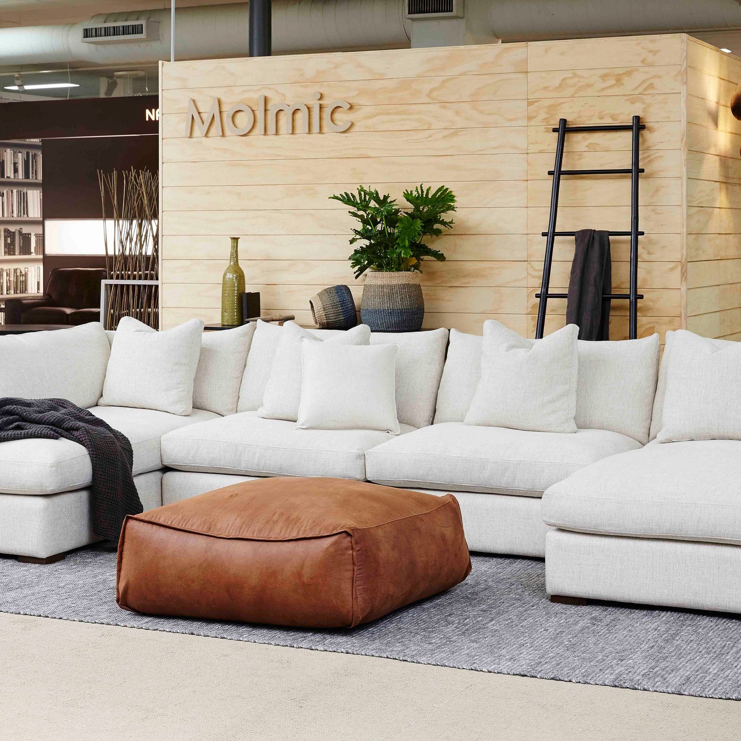 Shona Modular Sofa by Molmic available from Make Your House A Home, Furniture Store located in Bendigo, Victoria. Australian Made in Melbourne. Momic Feather Blend.