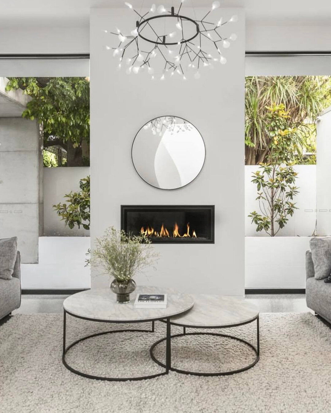 Elle Round Marble Nest Coffee Tables by GlobeWest from Make Your House A Home Premium Stockist. Furniture Store Bendigo. 20% off Globe West Sale. Australia Wide Delivery.
