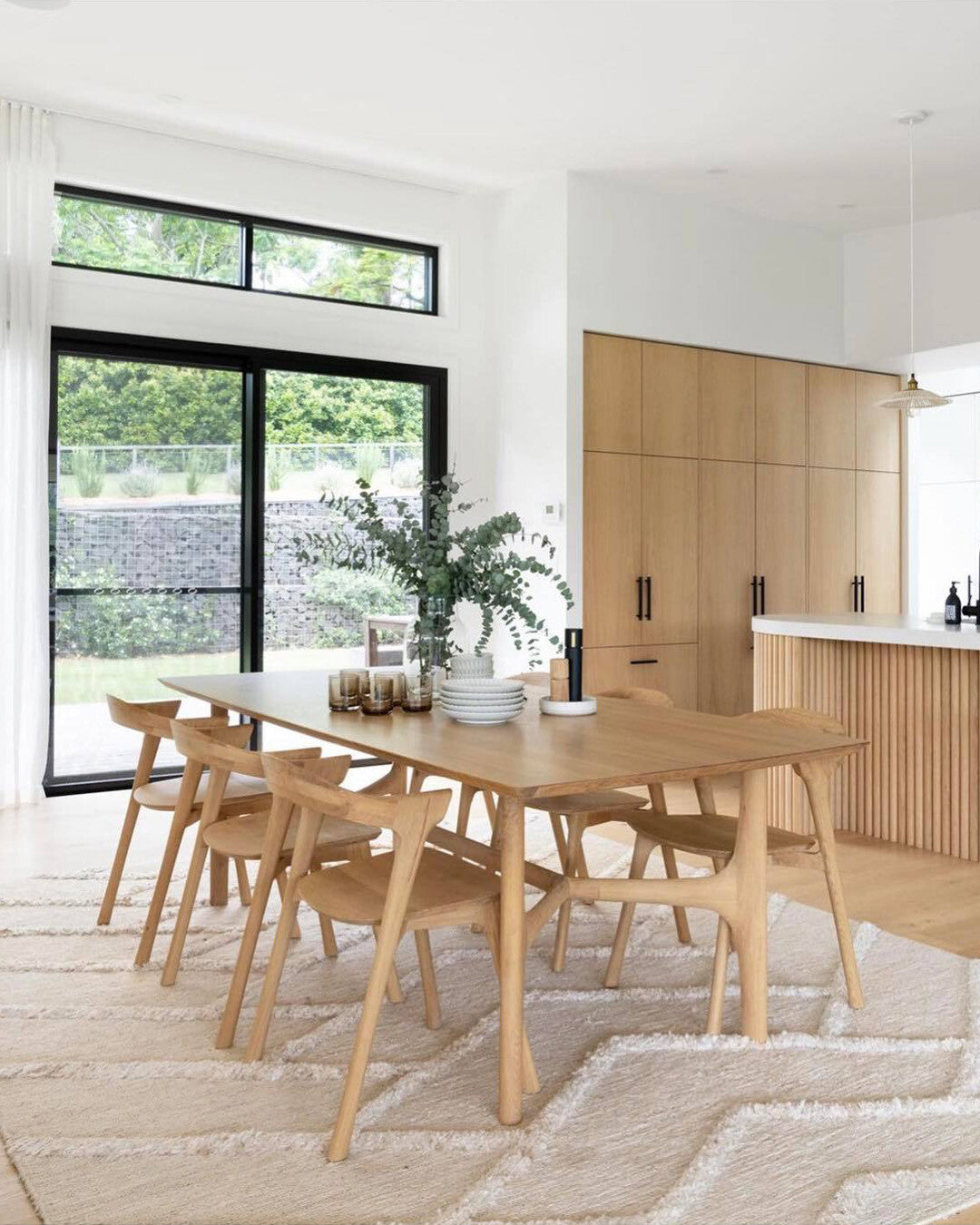 Ethnicraft Oak Bok Dining Chair is available from Make Your House A Home, Bendigo, Victoria, Australia