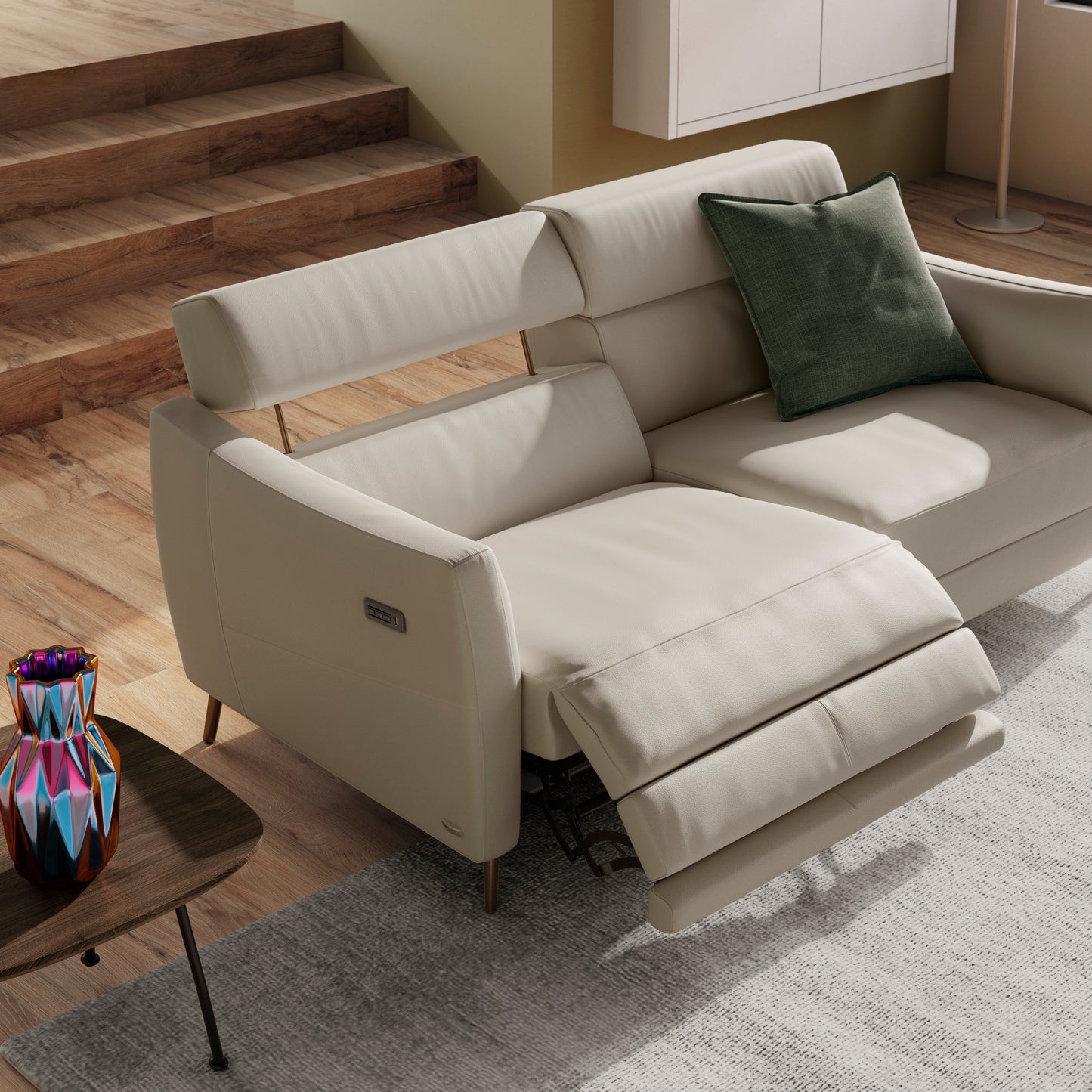 Natuzzi Editions Greg C200 Modular Sofa. Available from your Natuzzi Stockist Make Your House A Home, Bendigo, Victoria. Australia wide delivery to Melbourne. Italian leather.