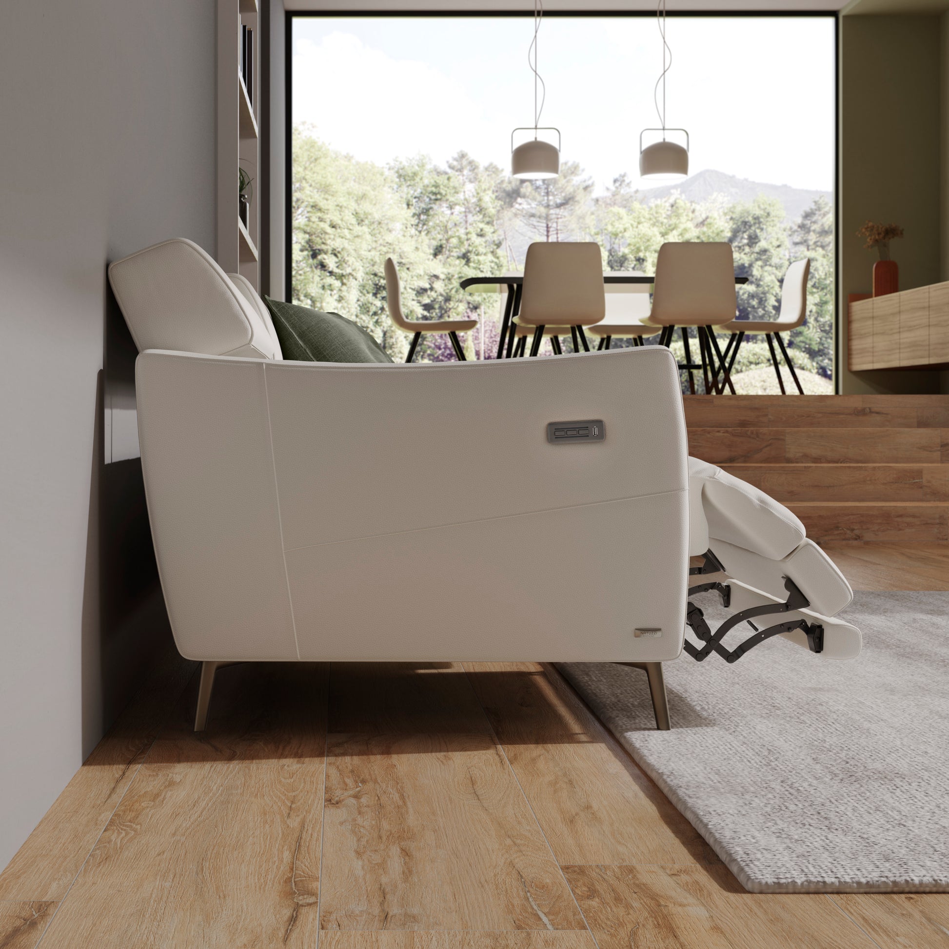 Natuzzi Editions Greg C200 Modular Sofa. Available from your Natuzzi Stockist Make Your House A Home, Bendigo, Victoria. Australia wide delivery to Melbourne. Italian leather.