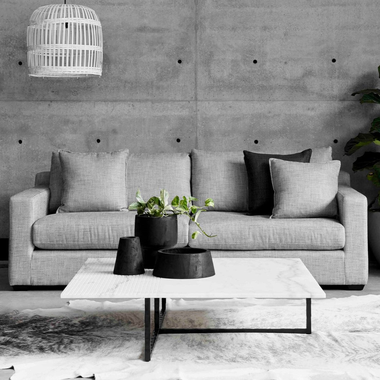 Hudson Modular Sofa by Molmic available from Make Your House A Home, Furniture Store located in Bendigo, Victoria. Australian Made in Melbourne.