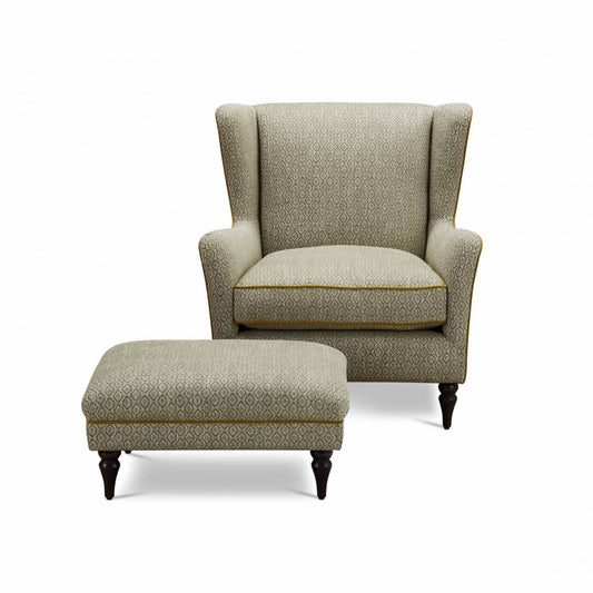 Hadleigh Wing Occasional Chair by Molmic available from Make Your House A Home, Furniture Store located in Bendigo, Victoria. Australian Made in Melbourne.