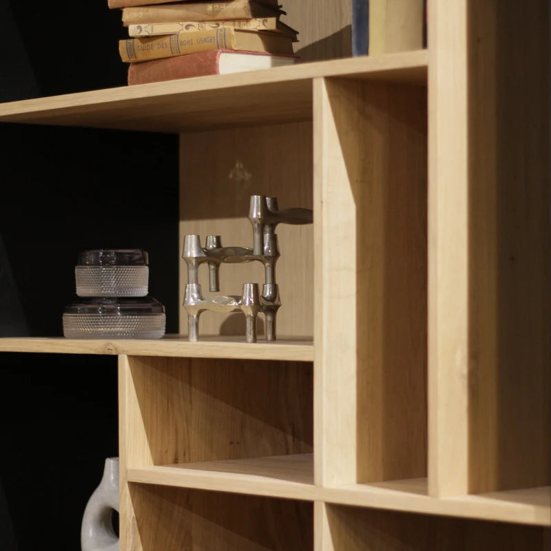 Ethnicraft Oak Blackbird Rack Bookcase Unit is available from Make Your House A Home, Bendigo, Victoria, Australia