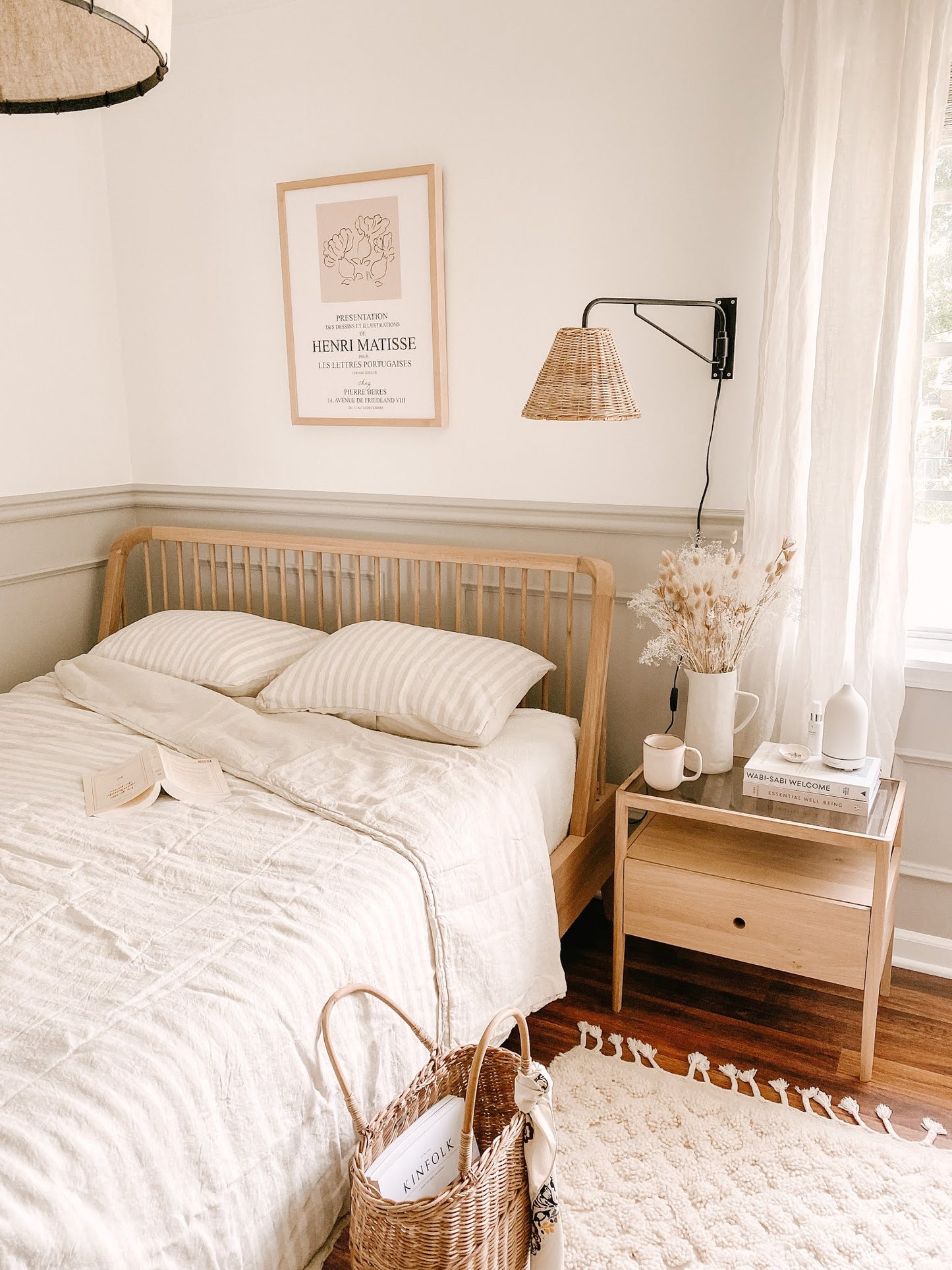 Ethnicraft Oak Spindle Bedside Table is available from Make Your House A Home, Bendigo, Victoria, Australia