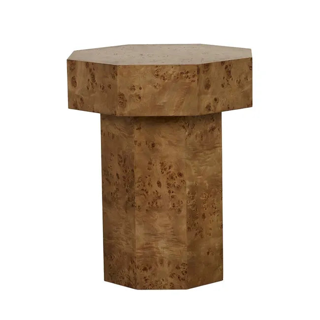 Trove Burl Side Table by GlobeWest