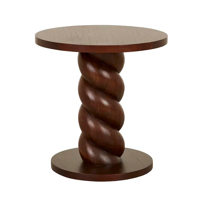 Trove Twist Side Table by GlobeWest