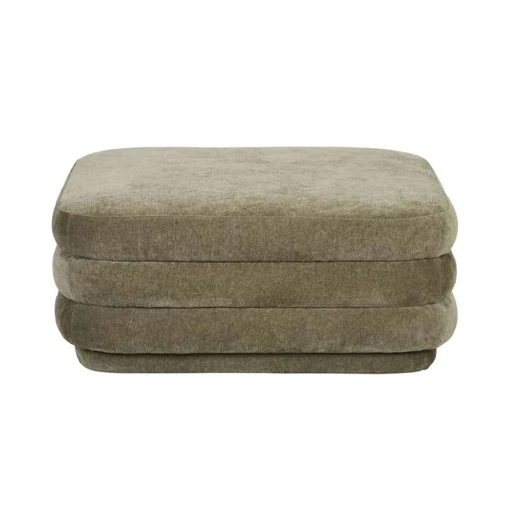 Kennedy Ribbed Large Square Ottoman by GlobeWest from Make Your House A Home Premium Stockist. Furniture Store Bendigo. 20% off Globe West Sale. Australia Wide Delivery.