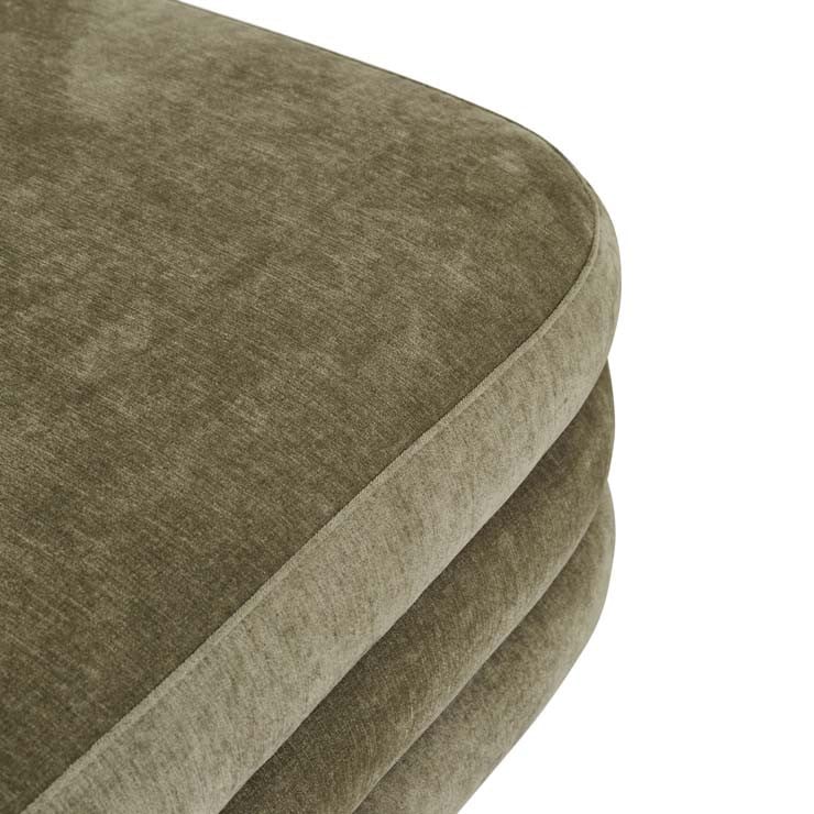 Kennedy Ribbed Large Square Ottoman by GlobeWest from Make Your House A Home Premium Stockist. Furniture Store Bendigo. 20% off Globe West Sale. Australia Wide Delivery.
