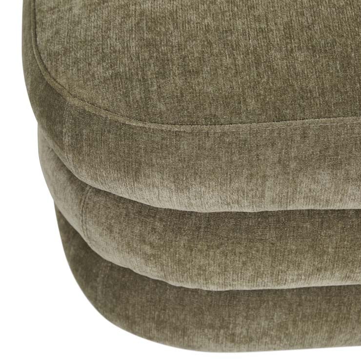 Kennedy Ribbed Large Square Ottoman by GlobeWest from Make Your House A Home Premium Stockist. Furniture Store Bendigo. 20% off Globe West Sale. Australia Wide Delivery.