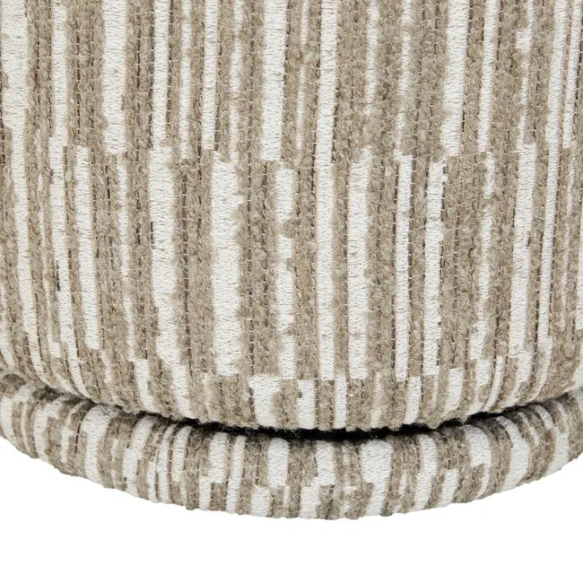 Globewest Kennedy Ridge Ottoman Mushroom Weave