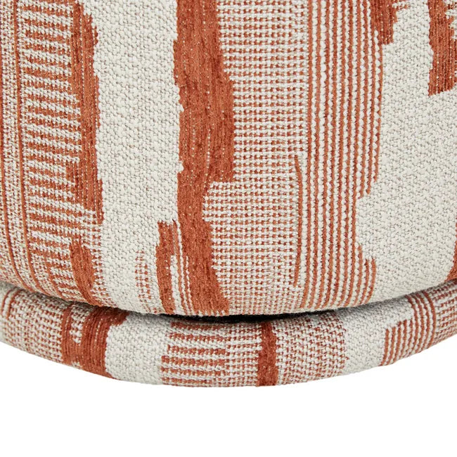 Globewest Kennedy Ridge Ottoman Rust Clay