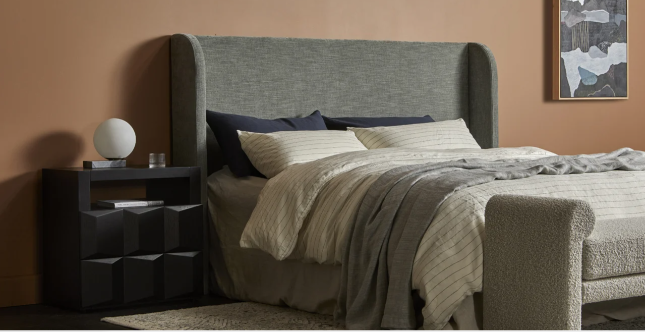 Elton Bedside Table by GlobeWest from Make Your House A Home Premium Stockist. Furniture Store Bendigo. 20% off Globe West Sale. Australia Wide Delivery.