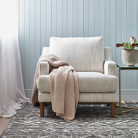 Ridley Occasional Chair by Molmic available from Make Your House A Home, Furniture Store located in Bendigo, Victoria. Australian Made in Melbourne.