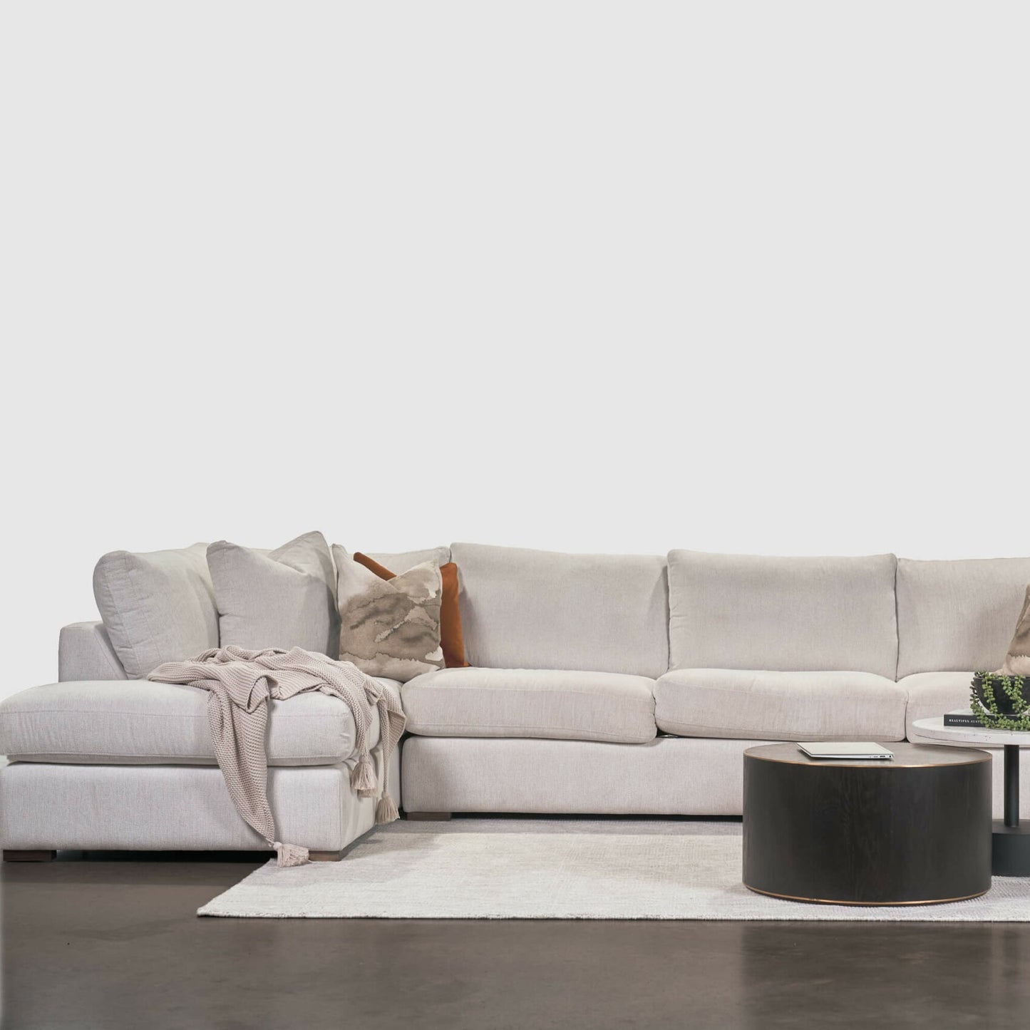 Shona Modular Sofa by Molmic available from Make Your House A Home, Furniture Store located in Bendigo, Victoria. Australian Made in Melbourne. Momic Feather Blend.