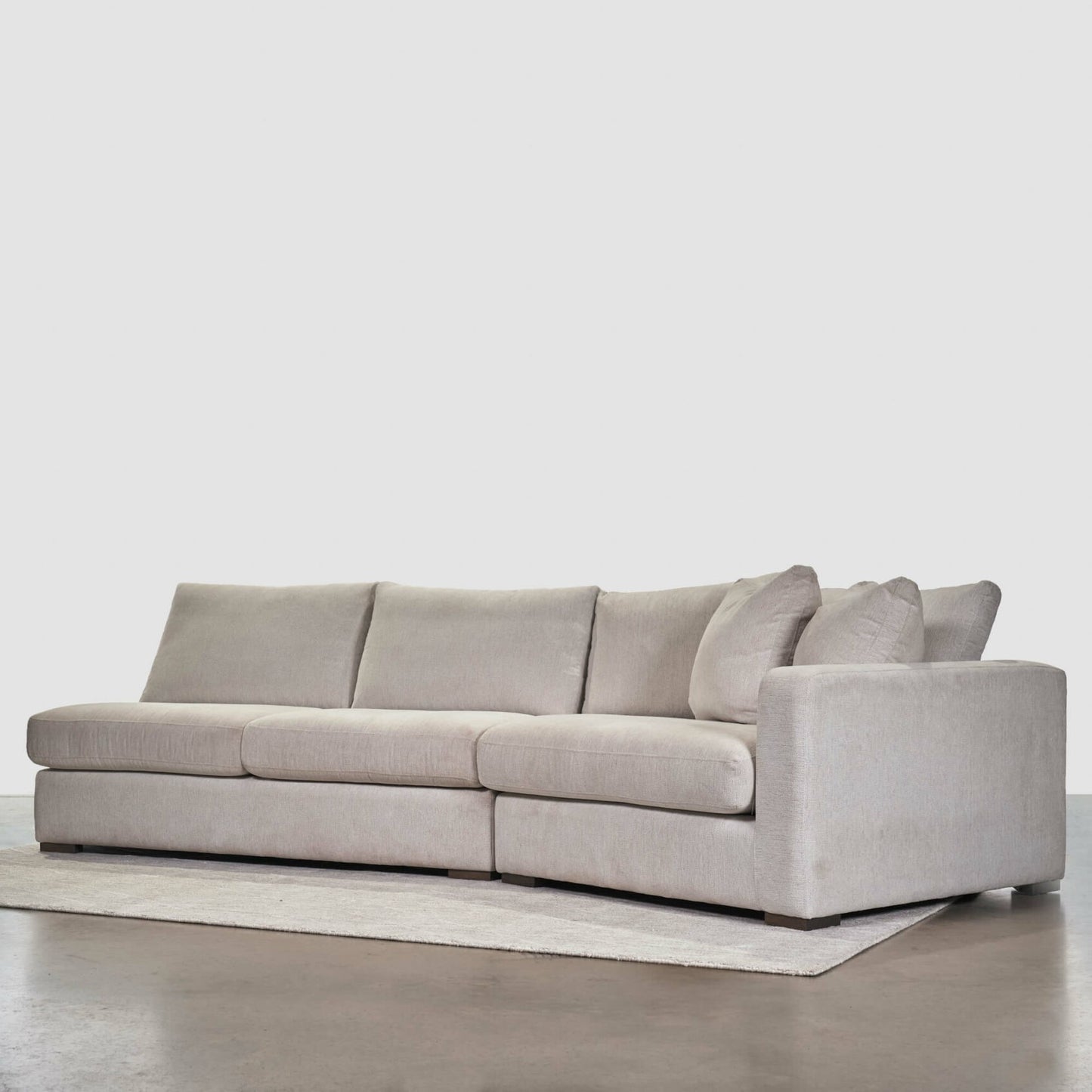 Shona Modular Sofa by Molmic available from Make Your House A Home, Furniture Store located in Bendigo, Victoria. Australian Made in Melbourne. Momic Feather Blend.