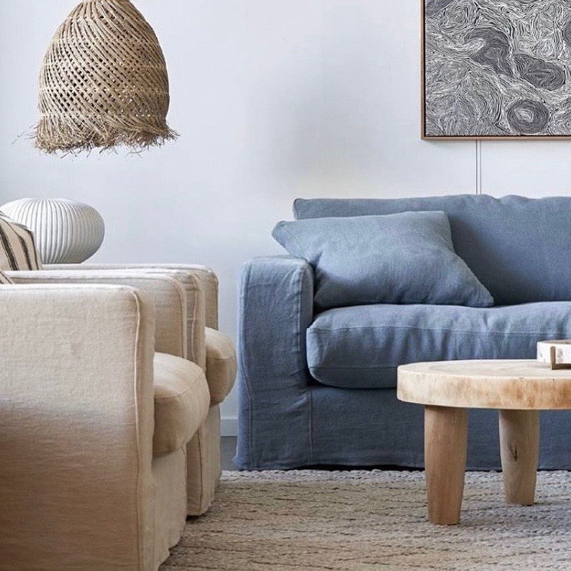 Steele Avenue Loose Cover Sofa by Molmic available from Make Your House A Home, Furniture Store located in Bendigo, Victoria. Australian Made in Melbourne.