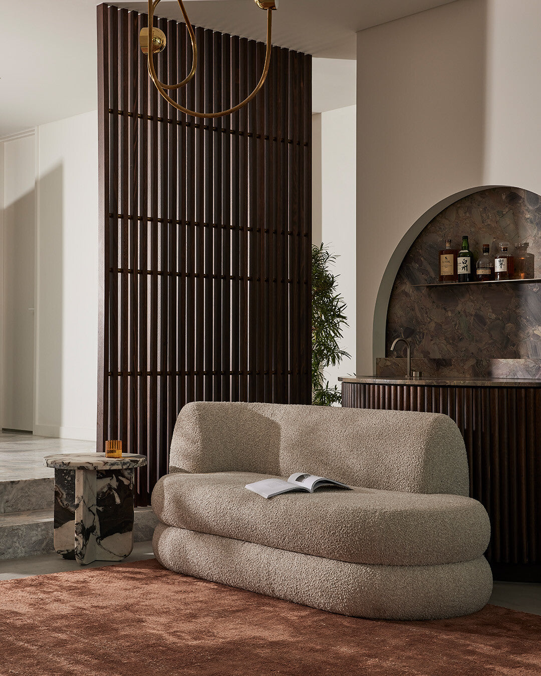 Amara Curve Side Table by GlobeWest from Make Your House A Home Premium Stockist. Furniture Store Bendigo. 20% off Globe West. Australia Wide Delivery.