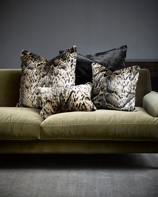 Heirloom African Leopard Cushions in Faux Fur are available from Make Your House A Home Premium Stockist. Furniture Store Bendigo, Victoria. Australia Wide Delivery. Furtex Baya.