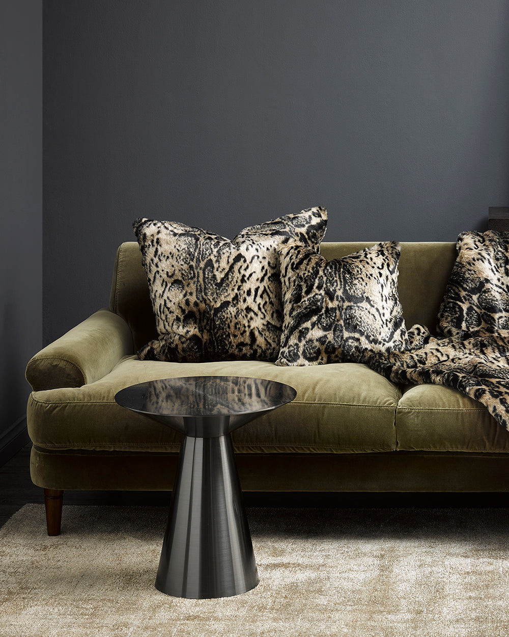 Heirloom African Leopard Cushions in Faux Fur are available from Make Your House A Home Premium Stockist. Furniture Store Bendigo, Victoria. Australia Wide Delivery. Furtex Baya.