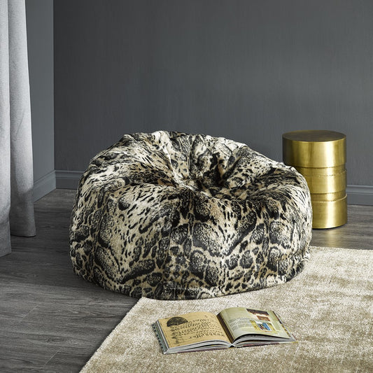 Heirloom Plush Pod Faux Fur Bean Bag Cover from Make Your House A Home Premium Stockist. Furniture Store Bendigo, Victoria. Australia Wide Delivery.