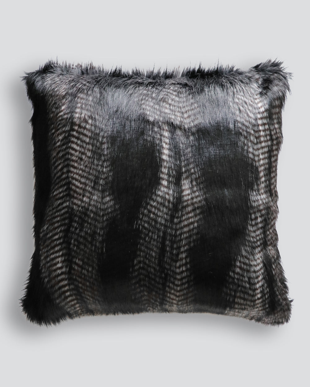 Heirloom Black Coyote Cushions in Faux Fur are available from Make Your House A Home Premium Stockist. Furniture Store Bendigo, Victoria. Australia Wide Delivery. Furtex Baya.