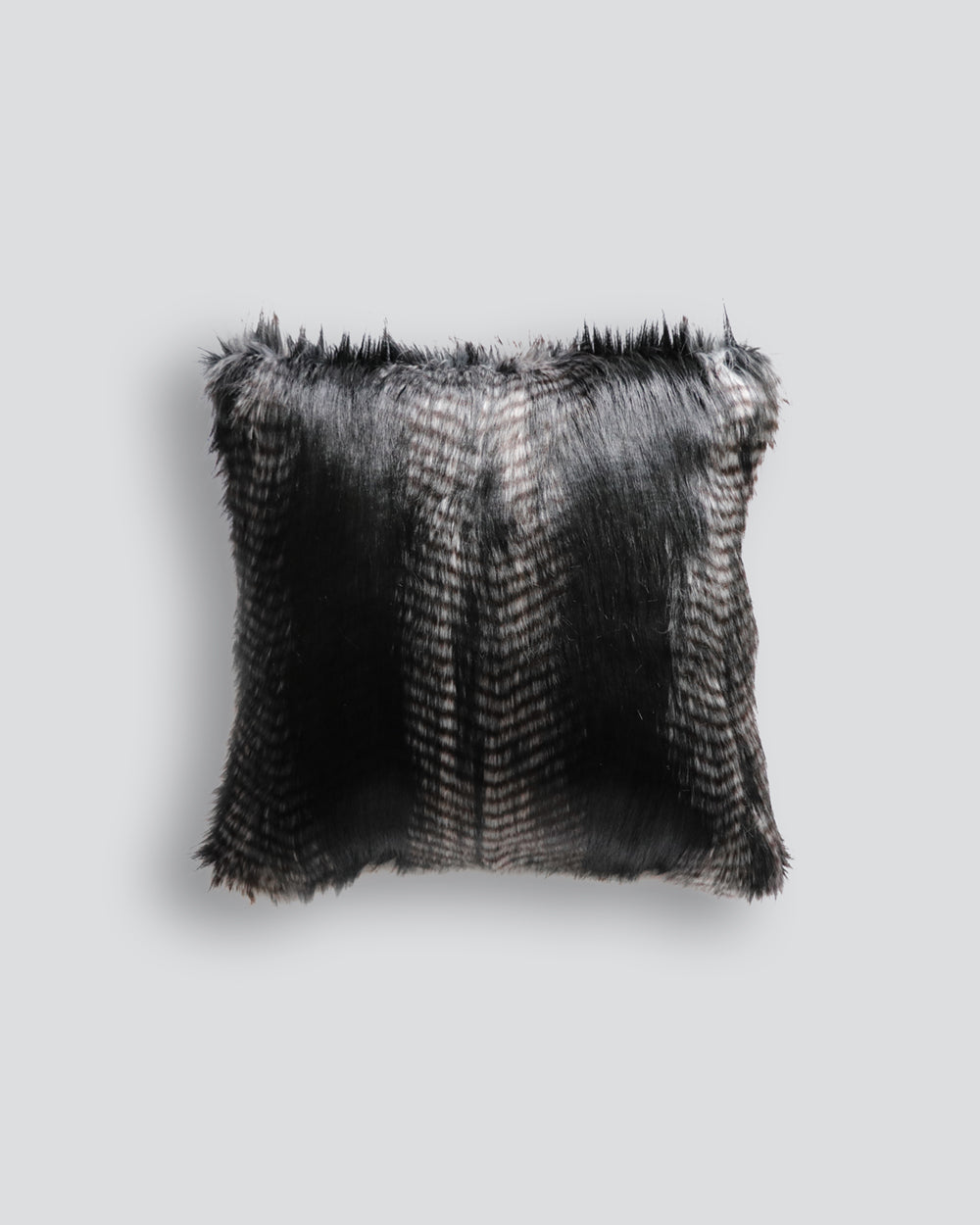 Heirloom Black Coyote Cushions in Faux Fur are available from Make Your House A Home Premium Stockist. Furniture Store Bendigo, Victoria. Australia Wide Delivery. Furtex Baya.