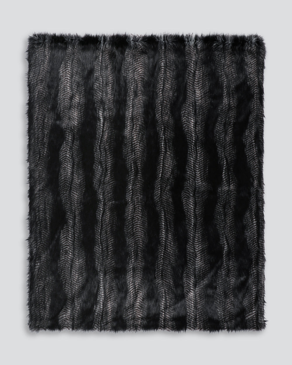 Heirloom Black Coyote Throw Rug Blanket in Faux Fur is available from Make Your House A Home Premium Stockist. Furniture Store Bendigo, Victoria. Australia Wide Delivery.