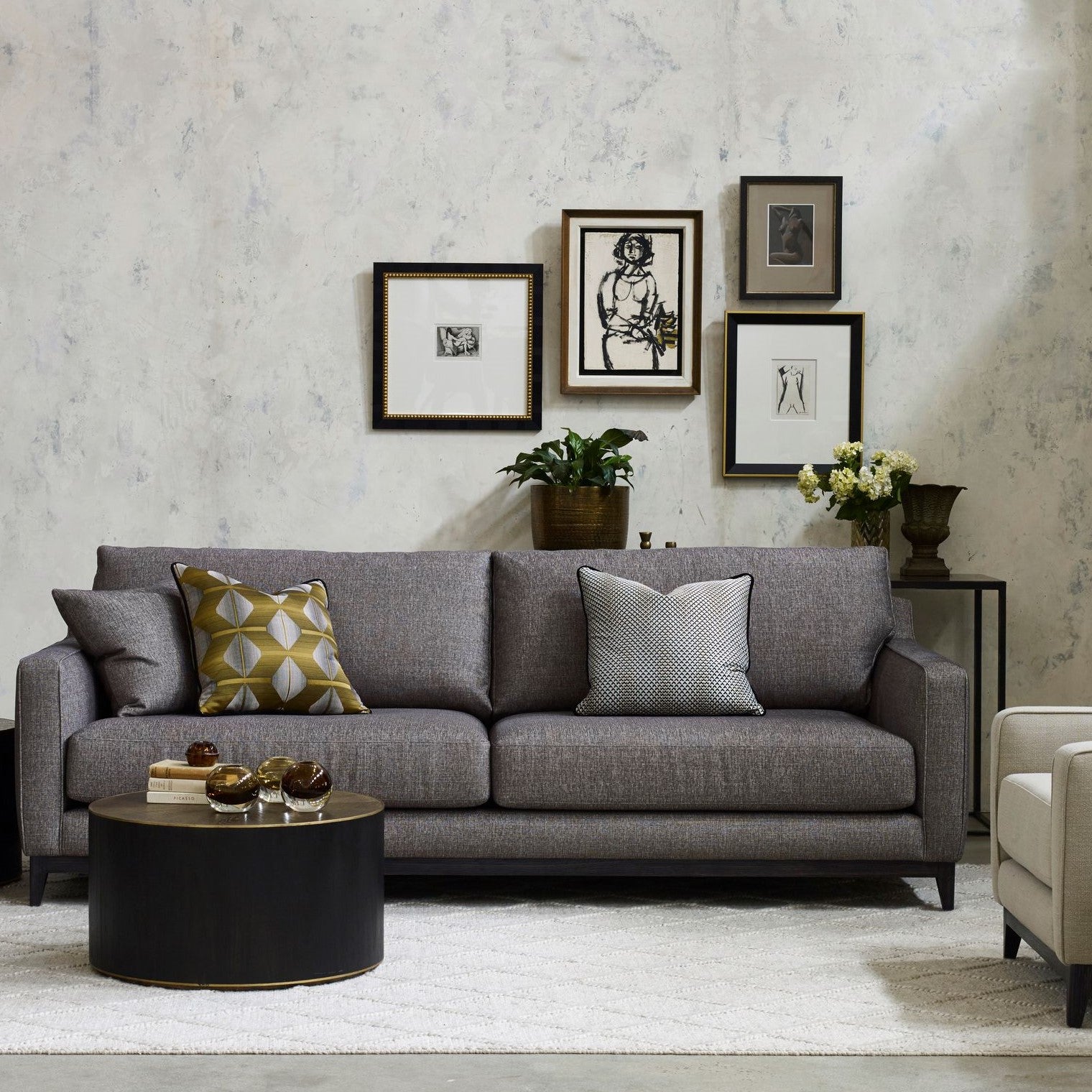 Barker Sofa by Molmic available from Make Your House A Home, Furniture Store located in Bendigo, Victoria. Australian Made in Melbourne.