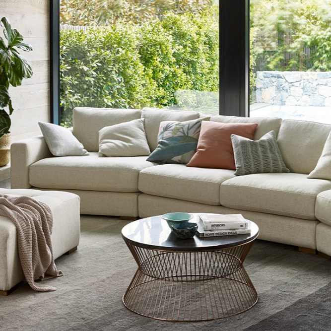 Dempsey Modular Sofa by Molmic available from Make Your House A Home, Furniture Store located in Bendigo, Victoria. Australian Made in Melbourne.