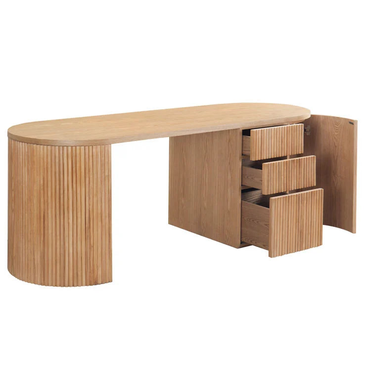 Benjamin Ripple Grand Desk by GlobeWest from Make Your House A Home Premium Stockist. Furniture Store Bendigo. 20% off Globe West. Australia Wide Delivery.