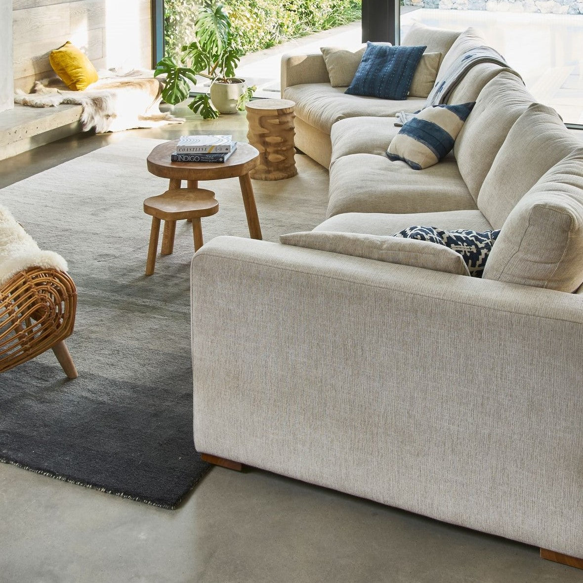 Shona Modular Sofa by Molmic available from Make Your House A Home, Furniture Store located in Bendigo, Victoria. Australian Made in Melbourne. Momic Feather Blend.