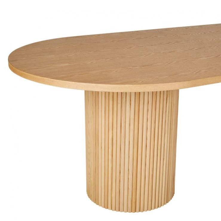 Benjamin Ripple Oval Dining Table by GlobeWest from Make Your House A Home Premium Stockist. Furniture Store Bendigo. 20% off Globe West. Australia Wide Delivery.