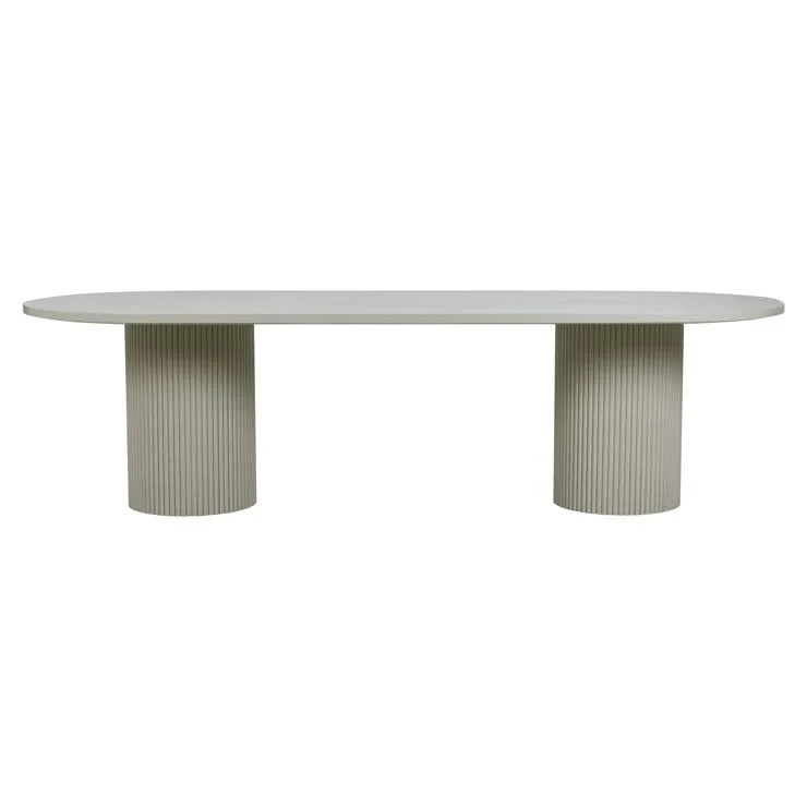 Benjamin Ripple Oval Dining Table by GlobeWest from Make Your House A Home Premium Stockist. Furniture Store Bendigo. 20% off Globe West. Australia Wide Delivery.