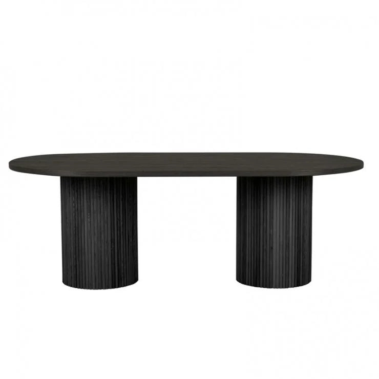 Benjamin Ripple Oval Dining Table by GlobeWest from Make Your House A Home Premium Stockist. Furniture Store Bendigo. 20% off Globe West. Australia Wide Delivery.