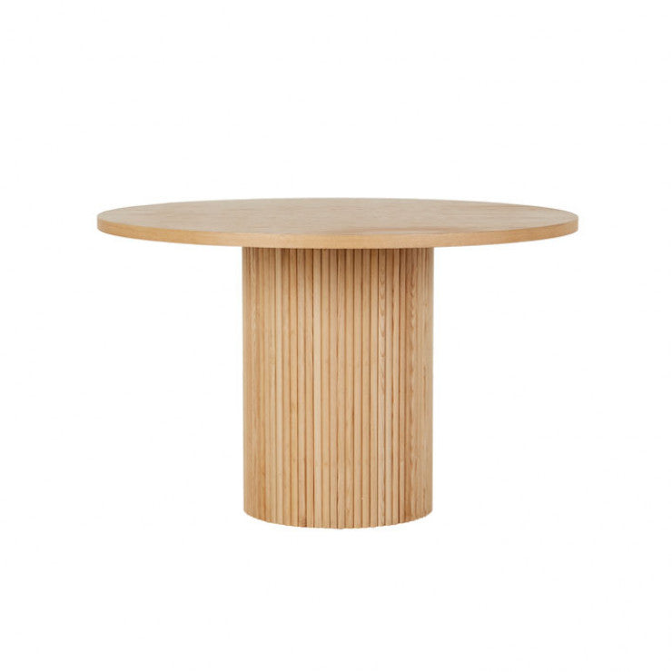 Benjamin Ripple Round Dining Table by GlobeWest from Make Your House A Home Premium Stockist. Furniture Store Bendigo. 20% off Globe West. Australia Wide Delivery.