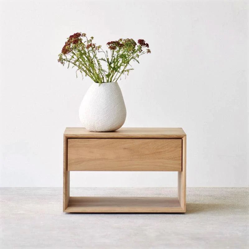 Ethnicraft Oak Nordic ll Bedside Table Nightstand is available from Make Your House A Home, Bendigo, Victoria, Australia