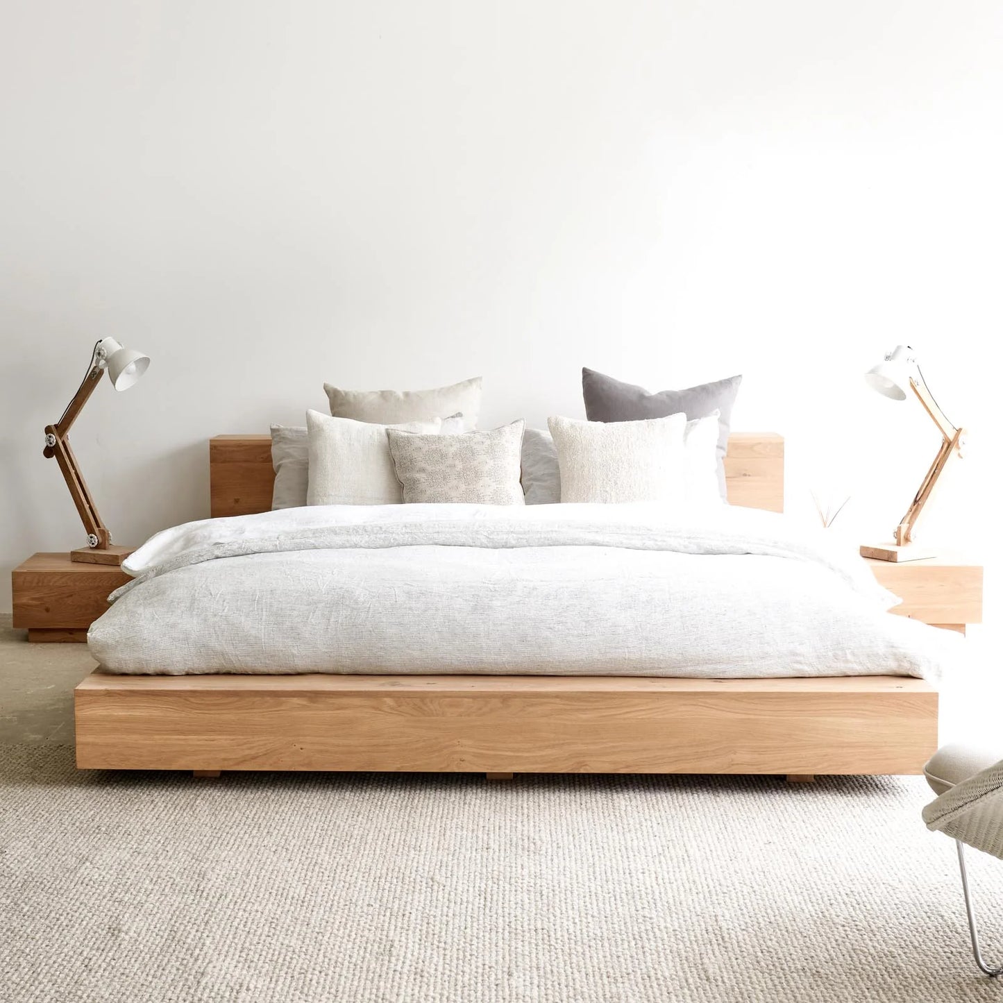 Ethnicraft Oak Madra Bed is available from Make Your House A Home, Bendigo, Victoria, Australia