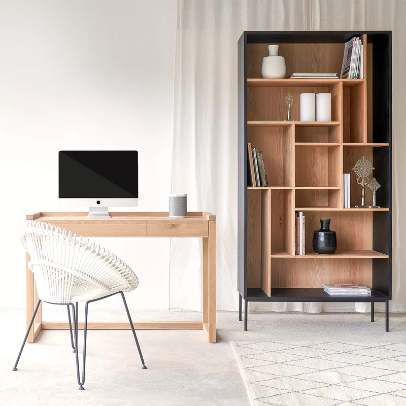 Ethnicraft Oak Blackbird Rack Bookcase Unit is available from Make Your House A Home, Bendigo, Victoria, Australia