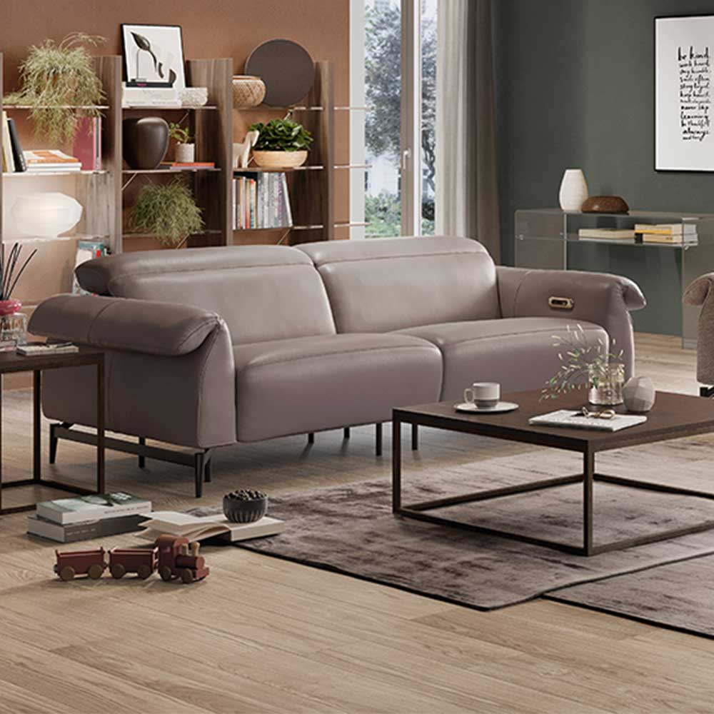 Natuzzi Editions Leggiadro C143 Modular Sofa. Available from your Natuzzi Stockist Make Your House A Home, Bendigo, Victoria. Australia wide delivery to Melbourne. Italian leather.