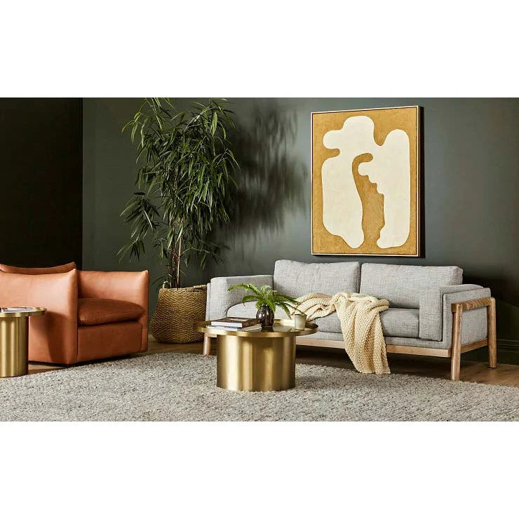 Elle Pedestal Lip Side Table