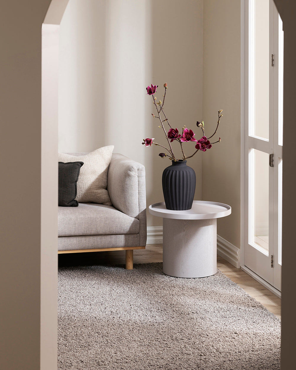 Mt Somers Smoke Grey Rug from Baya Furtex Stockist Make Your House A Home, Furniture Store Bendigo. Free Australia Wide Delivery.
