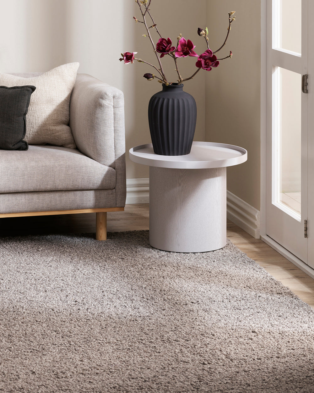Mt Somers Smoke Grey Rug from Baya Furtex Stockist Make Your House A Home, Furniture Store Bendigo. Free Australia Wide Delivery.