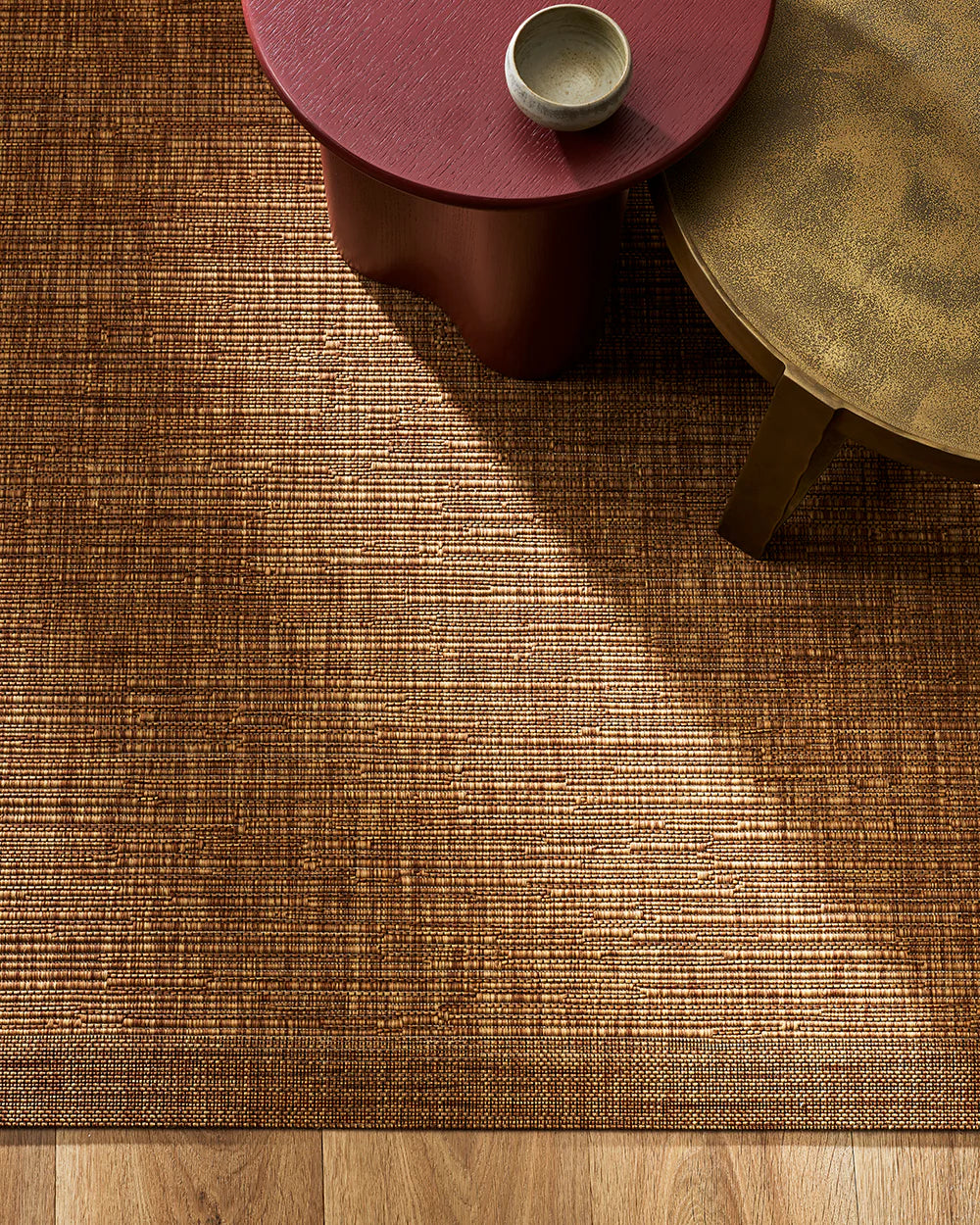 Noumea Teak Outdoor PET Rug from Baya Furtex Stockist Make Your House A Home, Furniture Store Bendigo. Free Australia Wide Delivery.