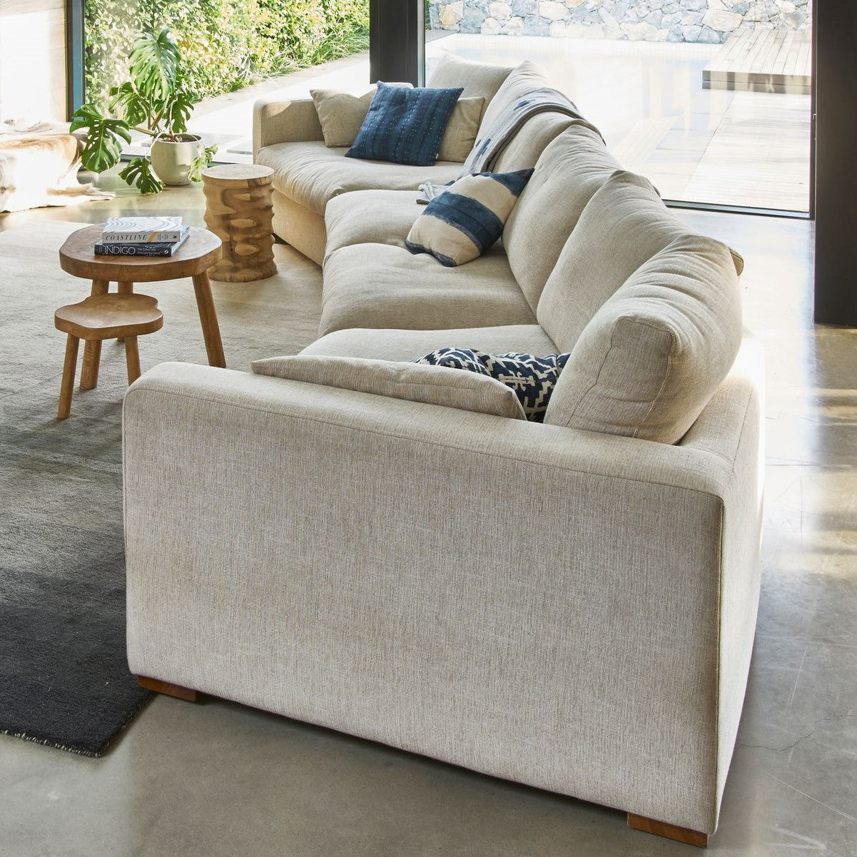 Shona Modular Sofa by Molmic available from Make Your House A Home, Furniture Store located in Bendigo, Victoria. Australian Made in Melbourne. Momic Feather Blend.