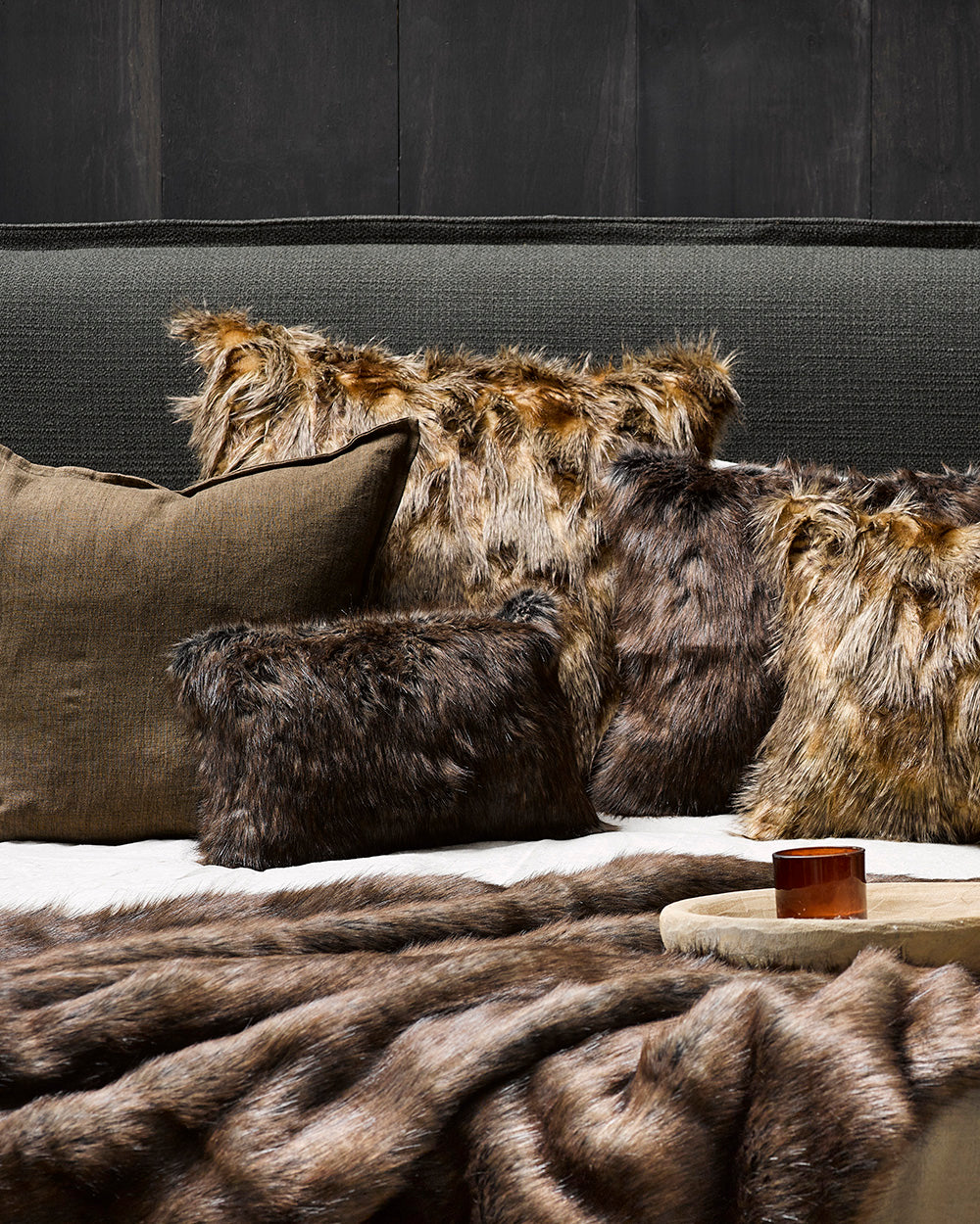 Heirloom Red Fox Cushions in Faux Fur are available from Make Your House A Home Premium Stockist. Furniture Store Bendigo, Victoria. Australia Wide Delivery. Furtex Baya.